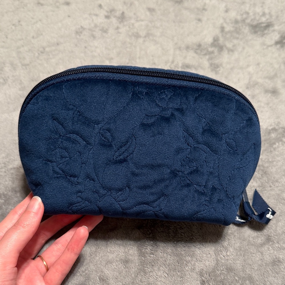 Vera Bradley Disney Beauty and the Beast Floral Cosmetic Pouch